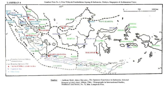 Peta konsep pendudukan jepang di indonesia