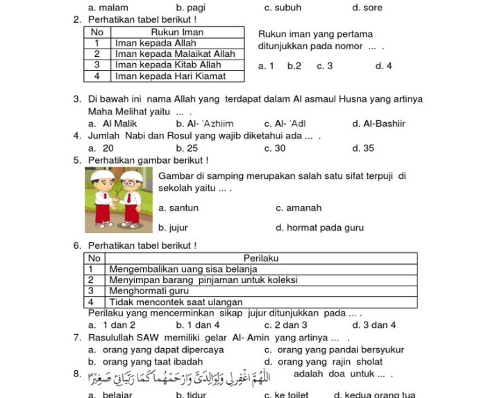 materi pai kls 8 semester 2