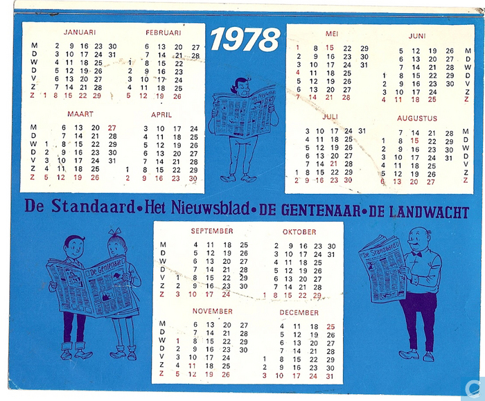 kalender jawa tahun 1978