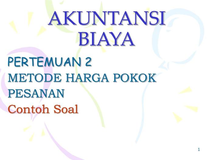 contoh soal akuntansi biaya