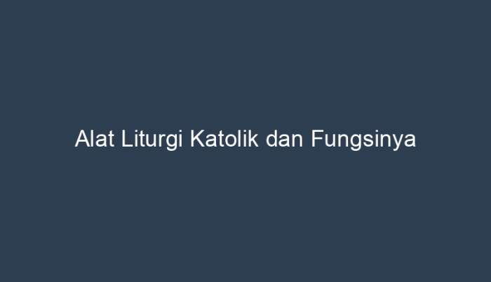 liturgi perlengkapan