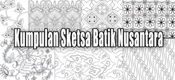 gambar batik yang mudah ditiru