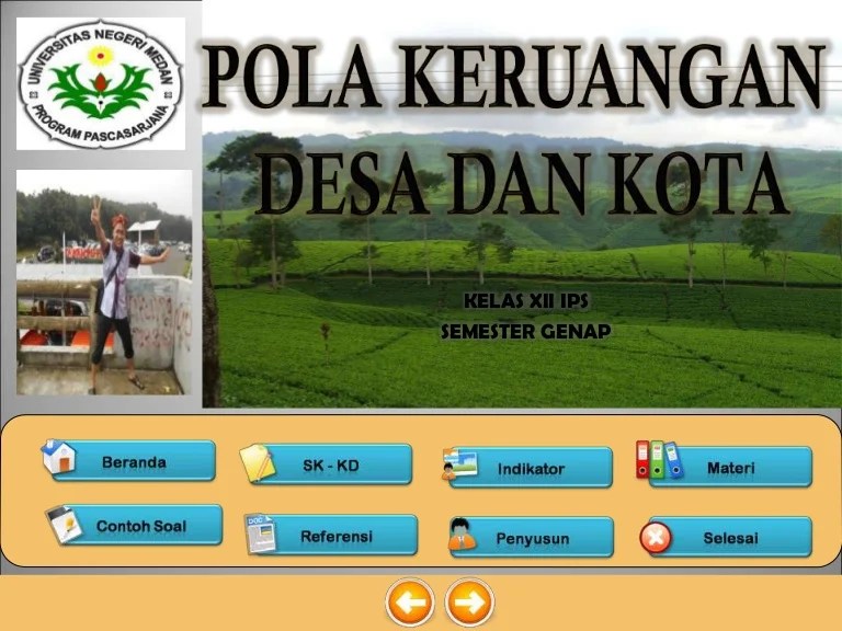 desa kota pola keruangan