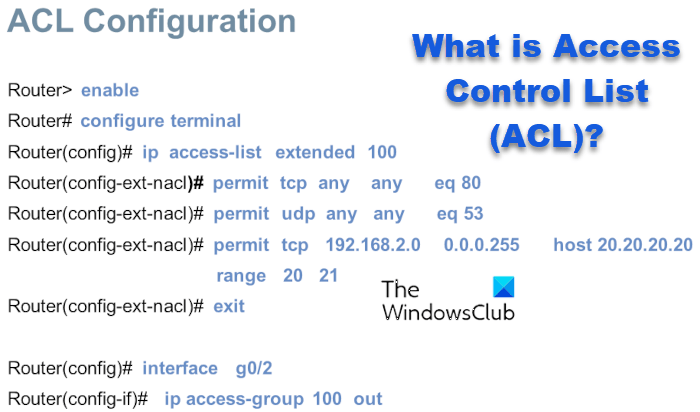 apa itu access control list terbaru