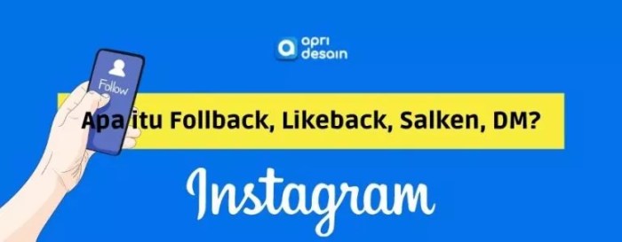 apa arti follow dan follback di instagram terbaru