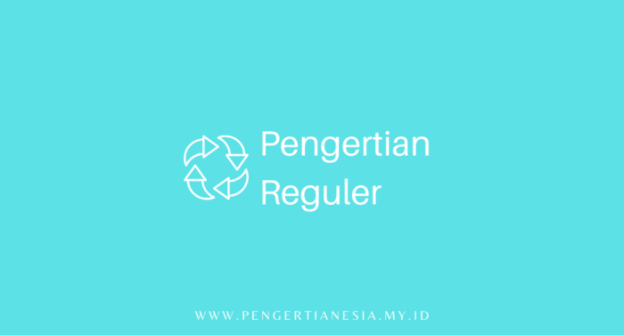 arti reguler dan non reguler terbaru