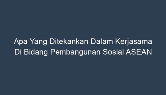 apa tujuan pembangunan sosial