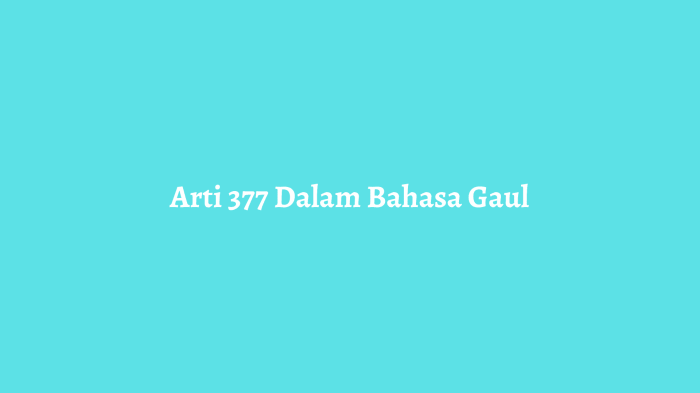 arti tulen dalam bahasa gaul