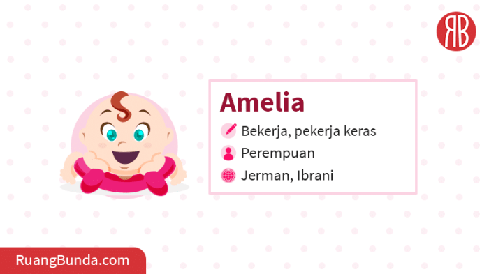 amelia arti idenamaislami bayi