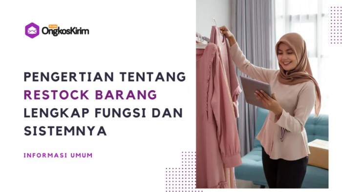 arti restock dalam belanja online terbaru