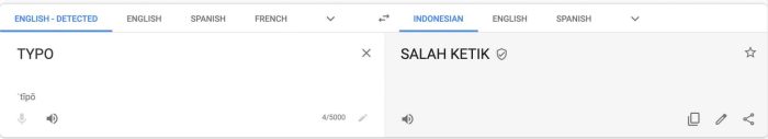 typo arti percakapan sosmed apa