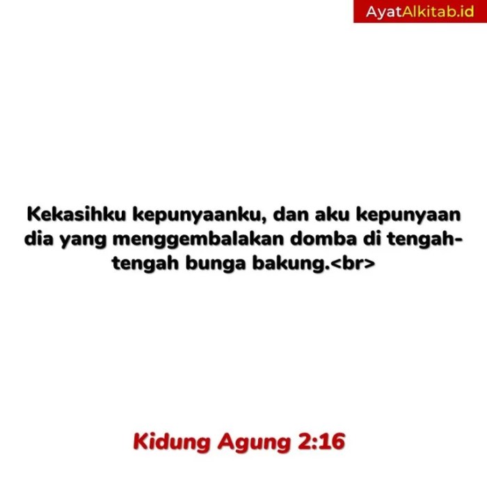 kidung agung ayat alkitab pasal