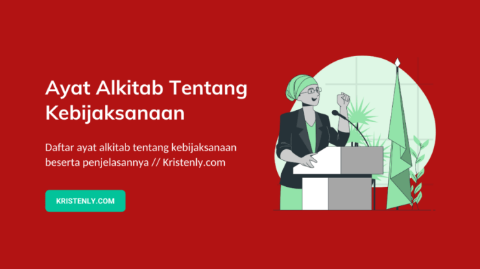 ayat alkitab tentang kebijaksanaan