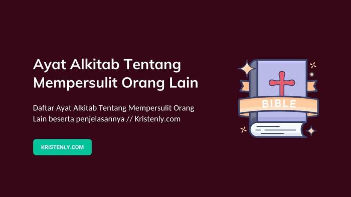 siapa yang mempersulit urusan orang lain terbaru