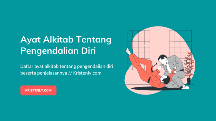 contoh penguasaan diri dalam alkitab