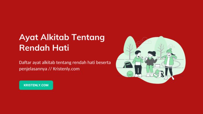 ayat alkitab tentang rendah hati terbaru