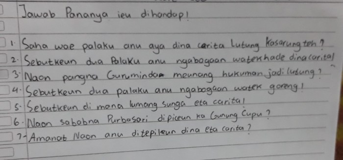 cerpen bahasa sunda 1 paragraf terbaru