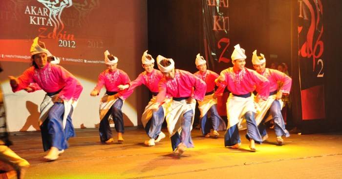 tarian melayu tradisional nama menari