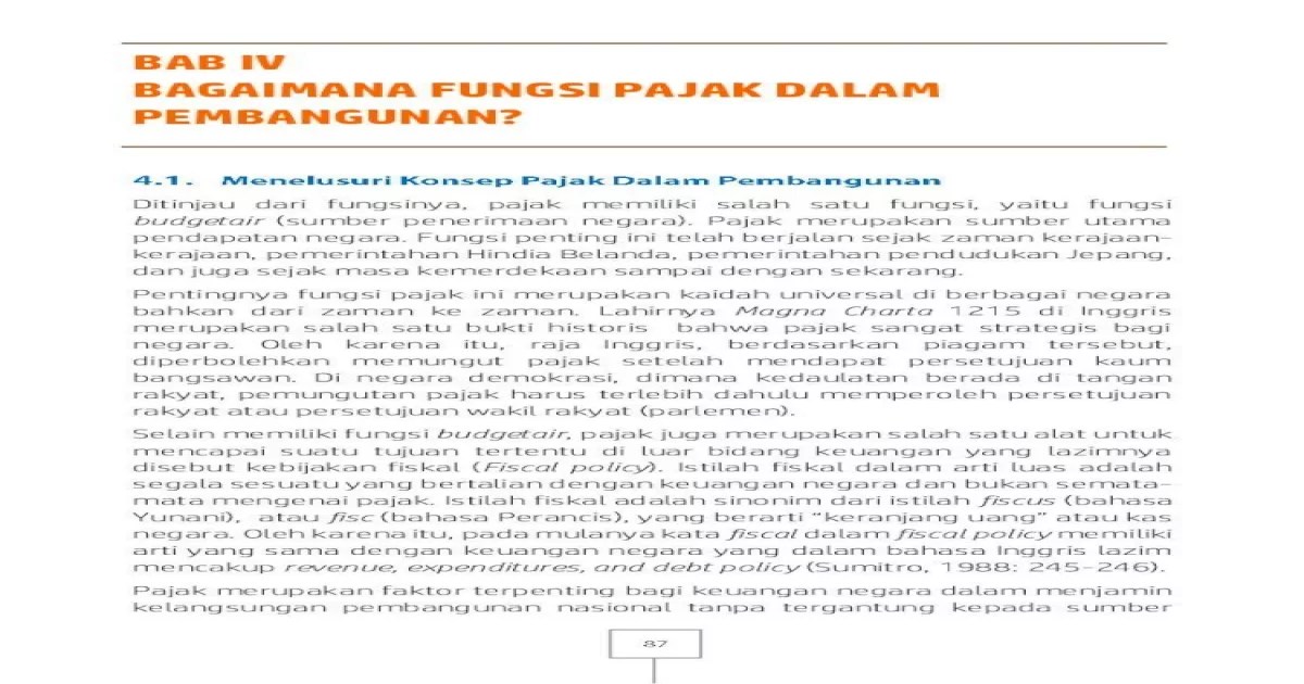 pajak pengertian fungsi jenis tika pemungutan