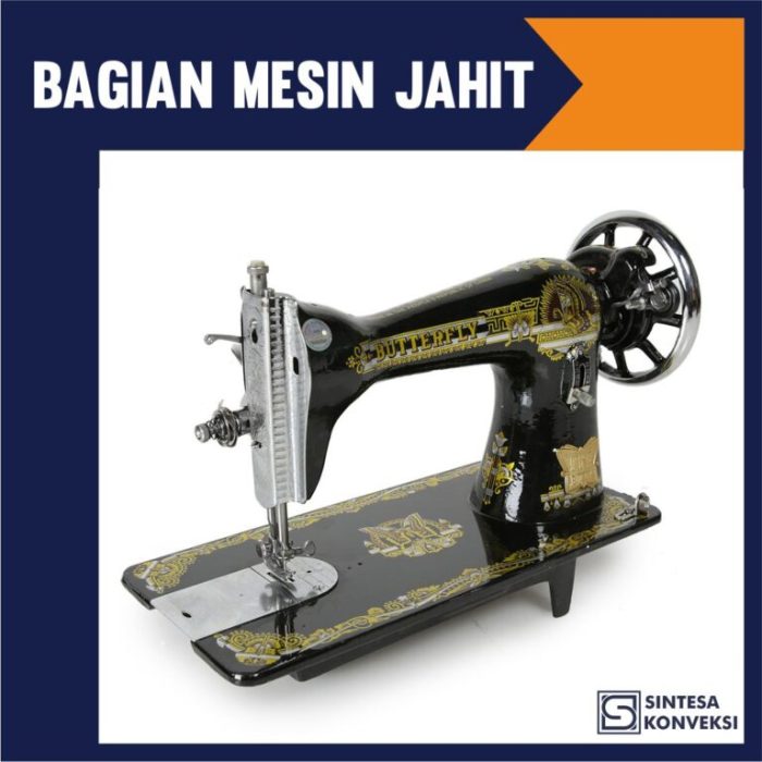 bagian bagian mesin jahit manual