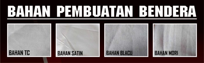 bahan bendera yang bagus