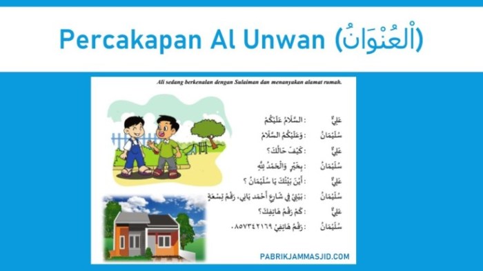 bahasa arabnya alamat rumah terbaru