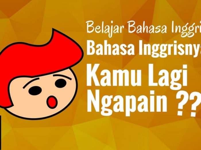 bahasa inggris foto saya