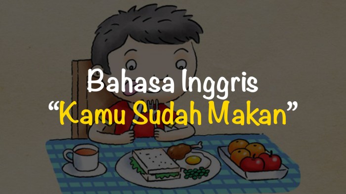 bahasa inggrisnya kamu lucu