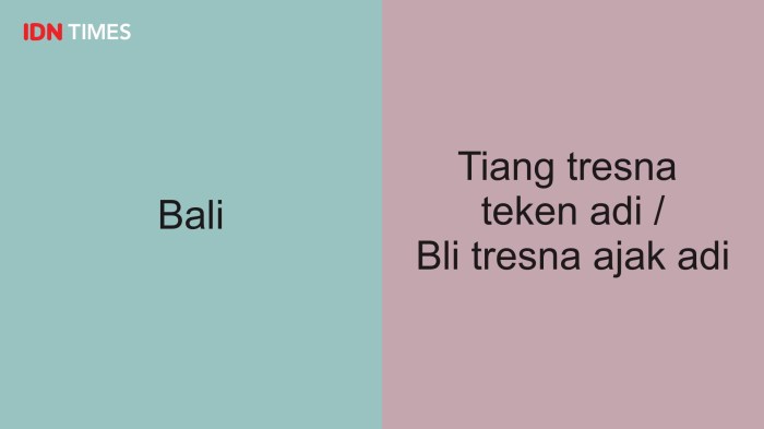 bahasa bali sehat selalu