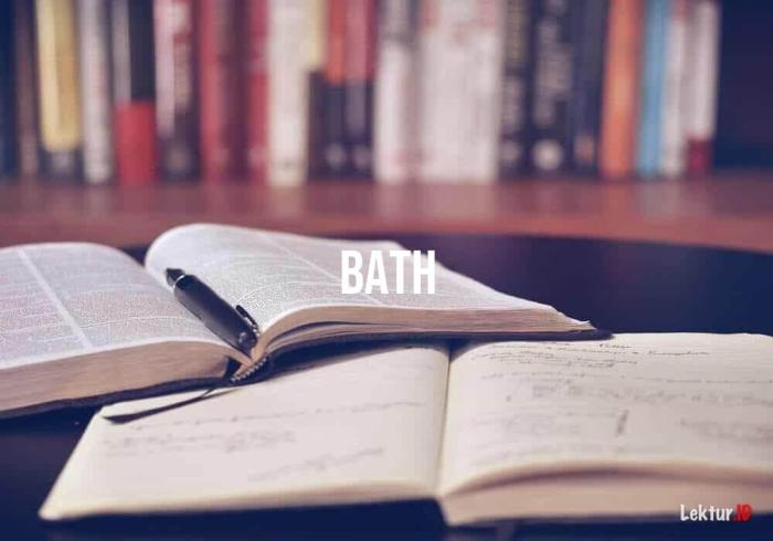 bath artinya dalam bahasa indonesia