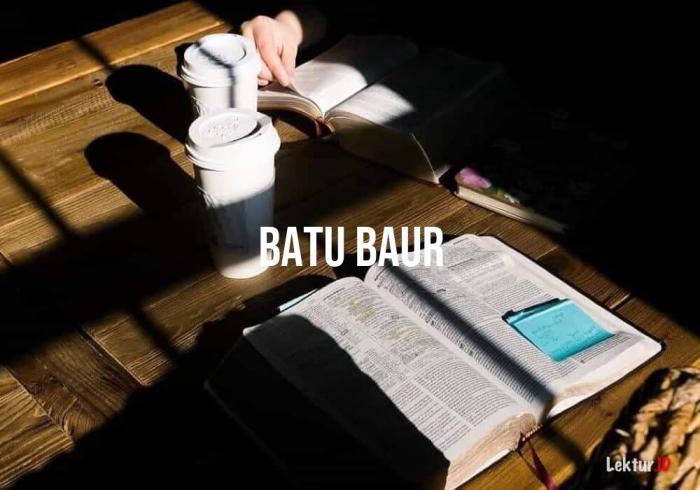 contoh benda baur adalah