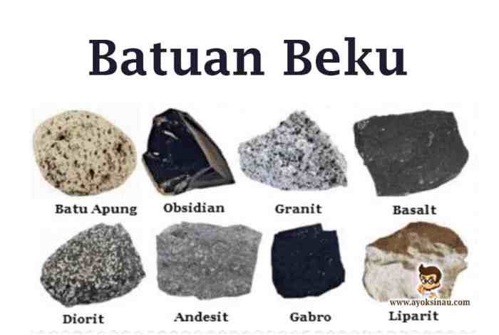 gambar batuan beku korok terbaru