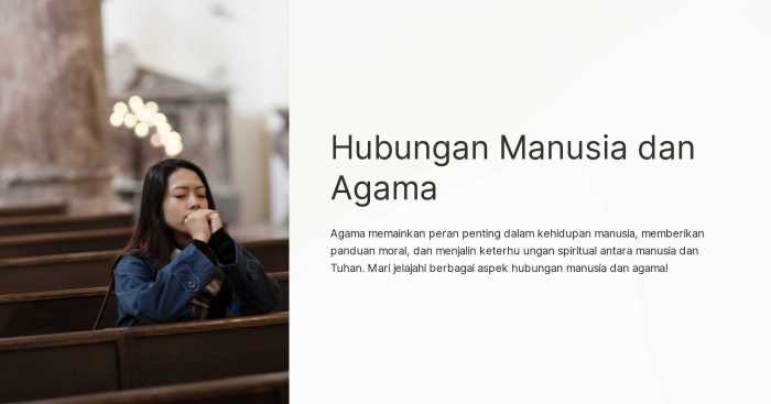 hubungan manusia dan agama