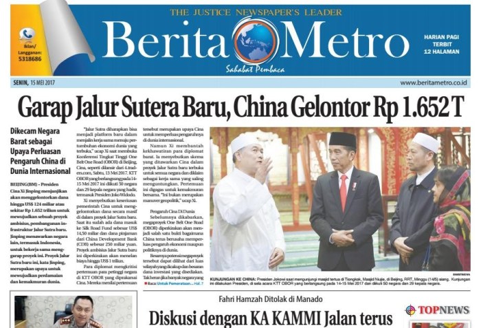 contoh berita straight news terbaru