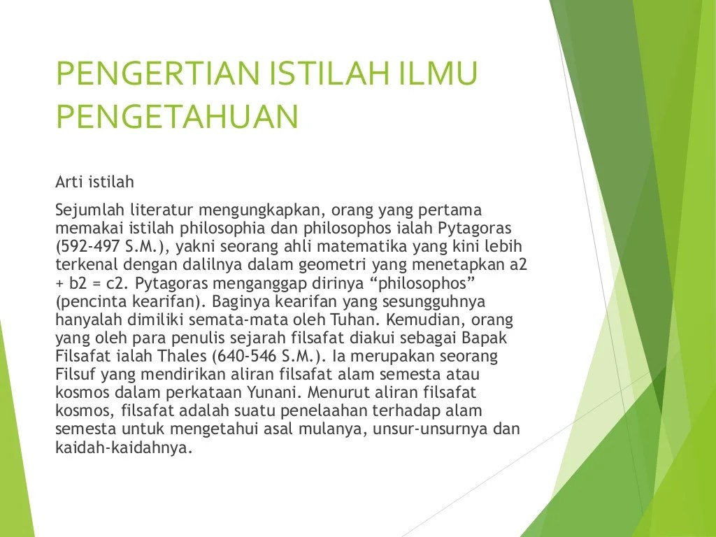 secara atau bersifat ilmu pengetahuan