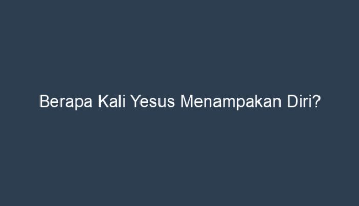 berapa kali yesus dicambuk terbaru