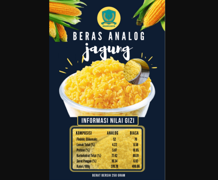 analog beras sosialisasi pangan diversifikasi manfaat ub mahasiswa agrozine