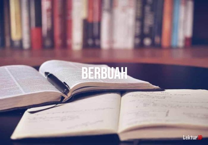 arti berbuah dalam alkitab