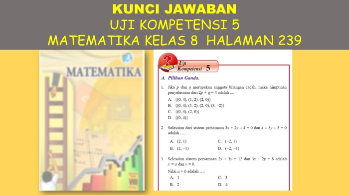 jawaban kelas halaman kunci soal smp