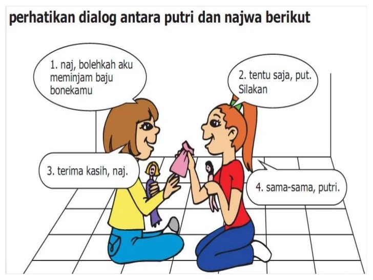 dialog bahasa indonesia 4 orang terbaru