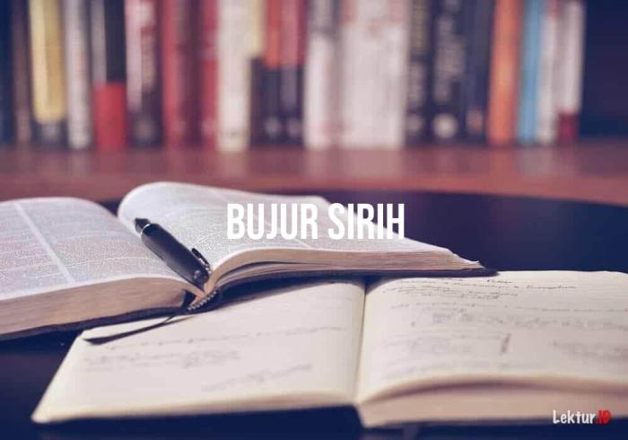 arti bujur dalam bahasa banjar