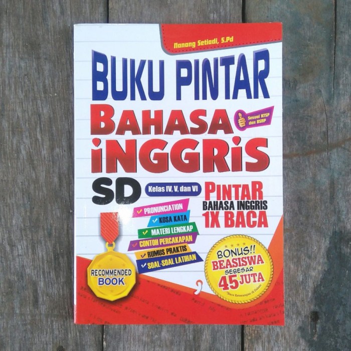 buku pintar bahasa inggris