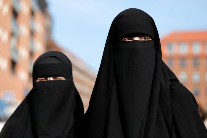 perbedaan cadar niqab hijab burka