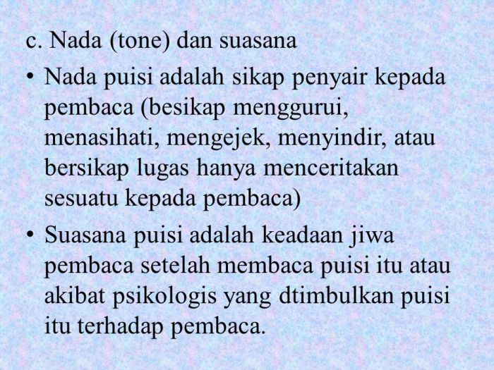 puisi macam dalam unsur suasana terdapat dimaksud interpretasi