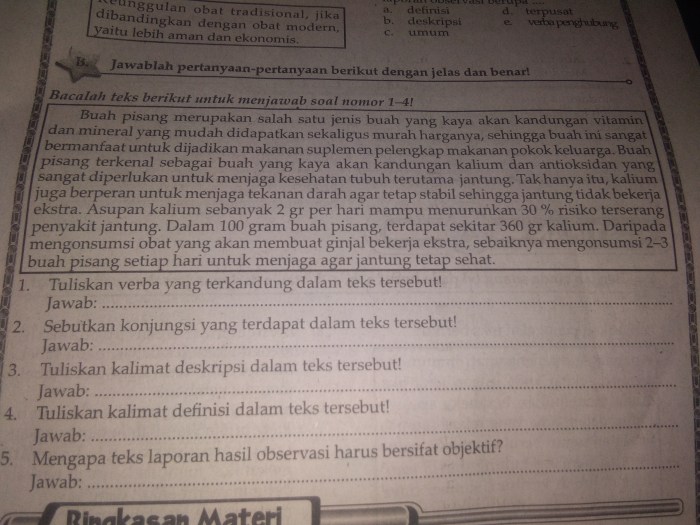 contoh kata kerja verbal