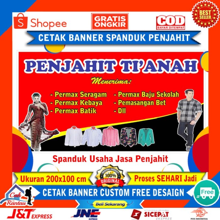 contoh iklan jasa menjahit terbaru