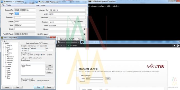 cara mengakses router mikrotik terbaru