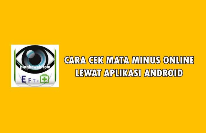 cara mengetahui mata minus terbaru