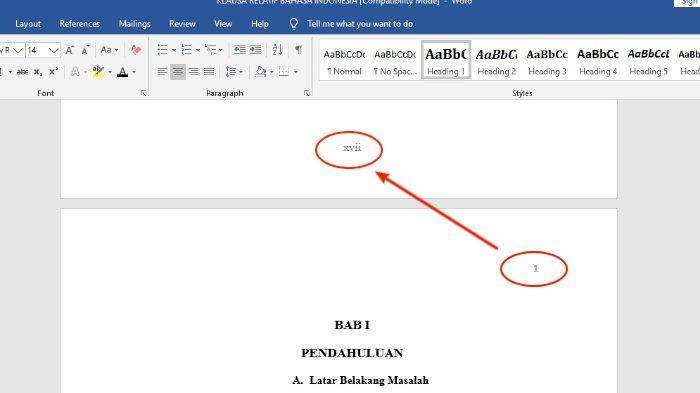 cara membuat orientation berbeda di word terbaru