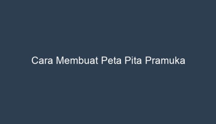 pita peta pramuka